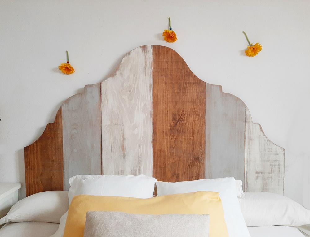 Cabecero de madera estilo rústico | Bohemian and chic